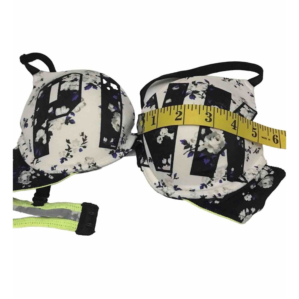 PINK Victoria’s Secret Bra Floral Multicolor Size 32A - Picture 15 of 15